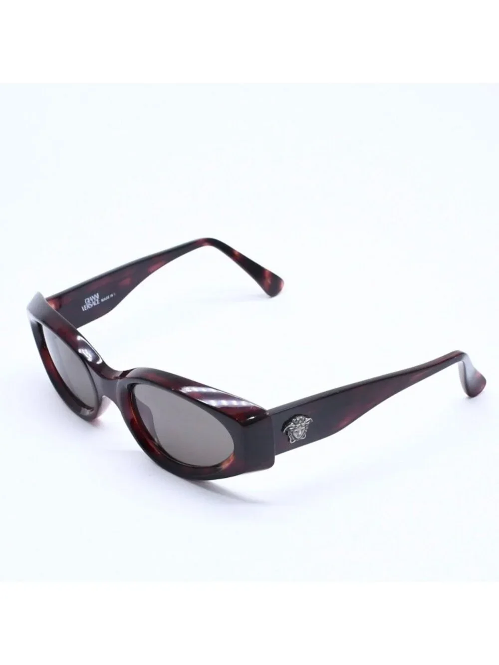 Versace Gianni Sunglasses Eyewear Medusa Tortoiseshell Color Brown Acetate Metal